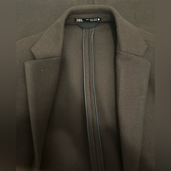 Zara “stretch Coat” Medium in Brown New condition - Picture 5 of 6